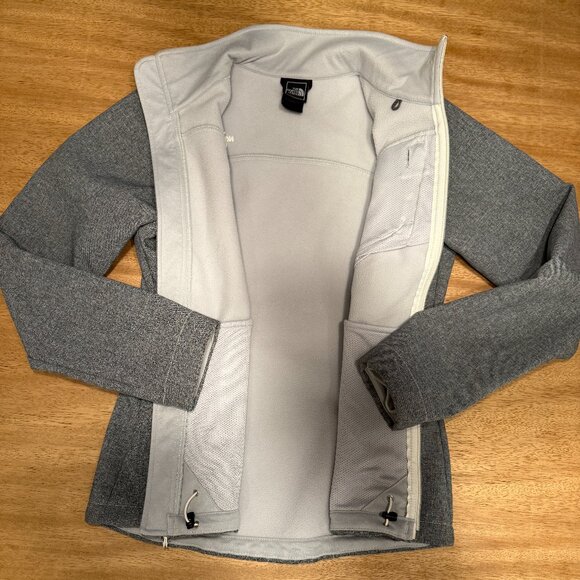 THE NORTH FACE Apex Bionic Softshell Gray Jacket Size Small - Picture 3 of 7